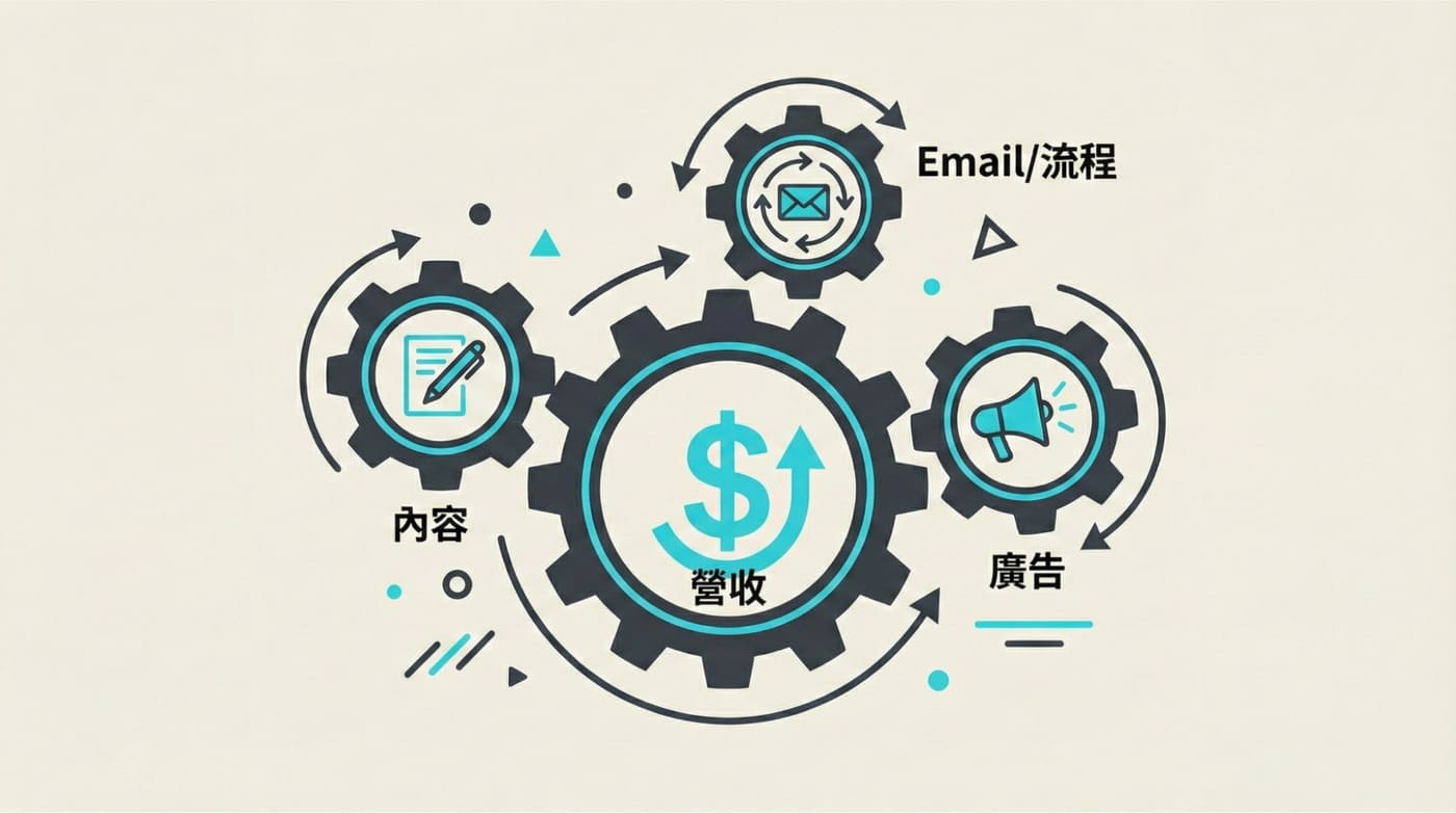 行銷自動化系統架構:結合內容佈局、自動化流程與廣告投放的營收飛輪